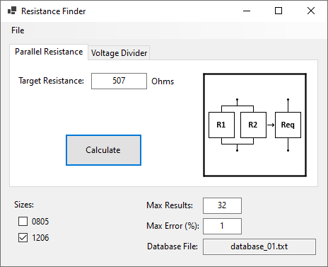 Software, Resistance Finder 1